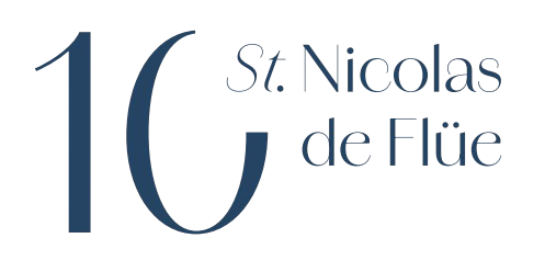 10 Saint Nicolas de Flüe logo